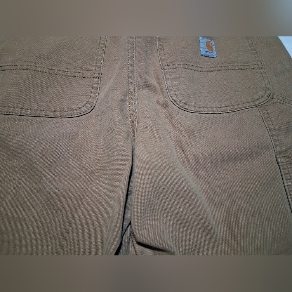 Carhartt Women Canvas Utility Work Shorts Size 4 Original Fit Brown 102094 - Picture 11 of 11